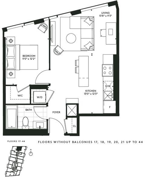 450 Front Street West Studio-3 Beds Apartment for Rent - Photo Gallery 48